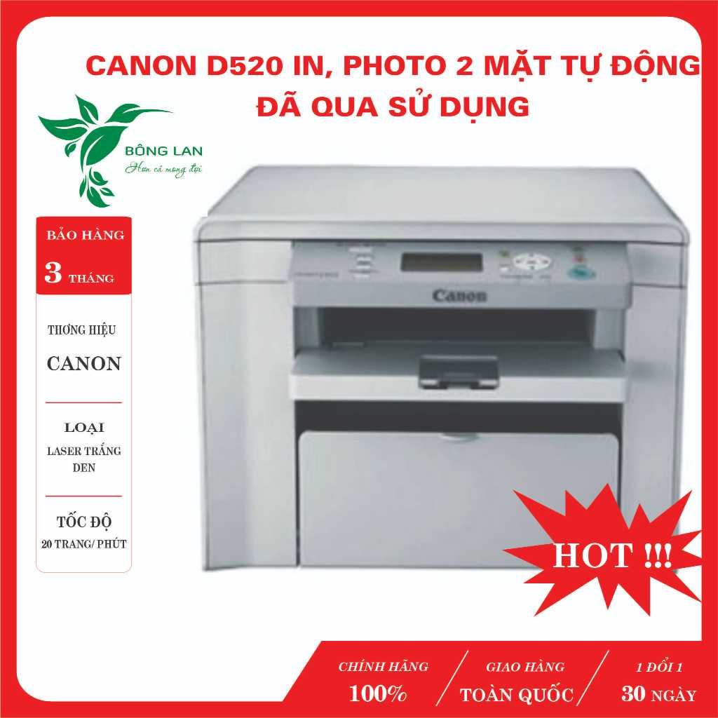 máy in, photo, scan hai mặt tự động canon D520, 4820d, 4870D đã qua sử dụng