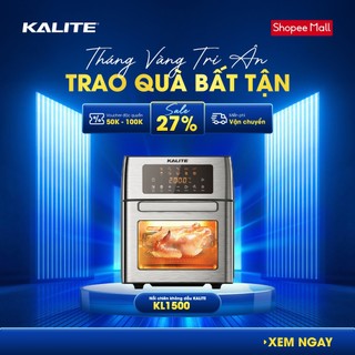 Nồi chiên không dầu cỡ lớn Kalite KL 1500 dung tích 15L lọc dầu mỡ 95% công suất 1700W