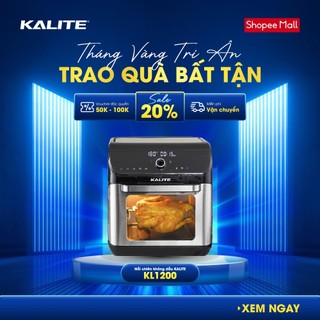 Nồi chiên không dầu Kalite KL 1200 dung tích 12L công suất 1800W ướp gà nướng nguyên con