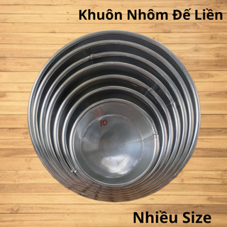 Khuôn Nhôm Gò Tròn Đế Liền Thành Cao 75mm