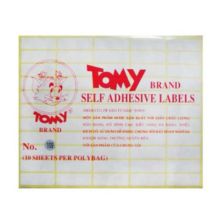 Xa kho Giấy decal tomy A5 cỡ 122-123