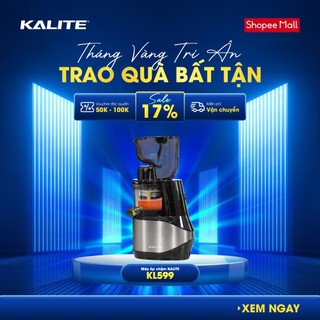 Máy ép chậm Kalite KL599 ép trái cây nguyên quả, công suất cực khoẻ 400W, ép kiệt bã rau củ quả