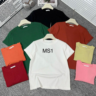 Áo thun trơn basic rộng vừa