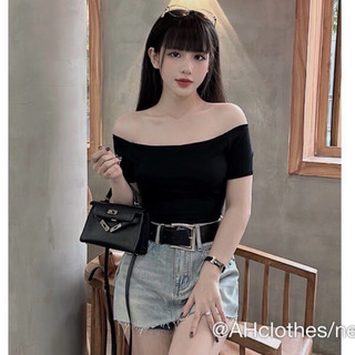 Áo trễ vai cộc tay