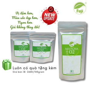 Bột Matcha Nhật Bản Haru 02 (Gói 100g) - Hàng chính hãng