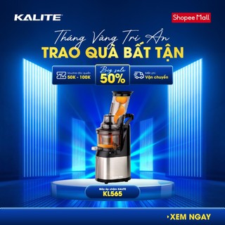 Máy ép chậm Kalite KL-565 công suất 240W ép trái cây nguyên quả, ép rau củ quả kiệt bã kèm lưới làm kem