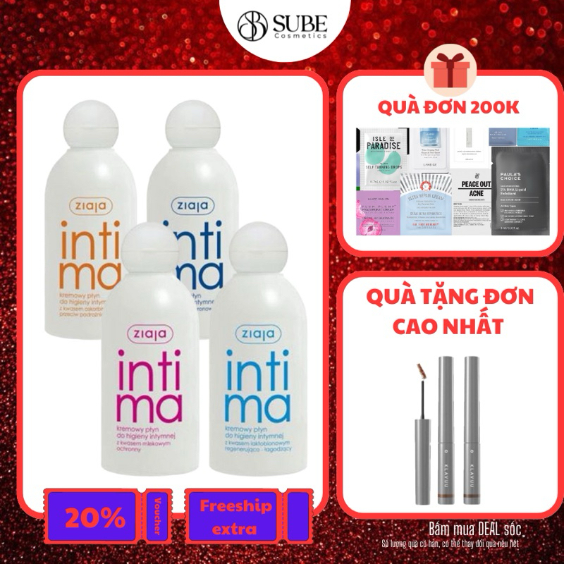 Dung Dịch Vệ Sinh Phụ Nữ Intima Ziaja - 200ml