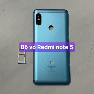 Bộ vỏ Redmi note 5 / Note 5 pro ,kèm khay sim,phím,kính camera
