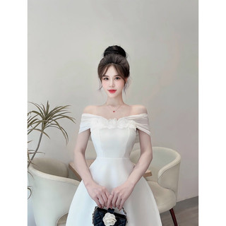 Đầm Tafta FD Hoa Ngực Lily
