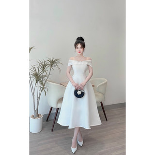 Đầm Tafta FD Hoa Ngực Lily