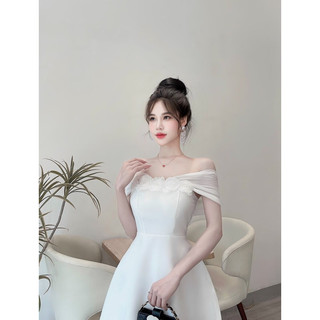 Đầm Tafta FD Hoa Ngực Lily