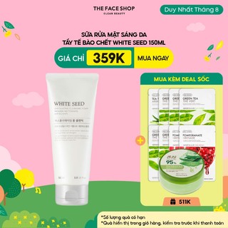 Sữa Rửa Mặt Làm Sạch Da TheFaceShop White Seed Exfoliating 150ml