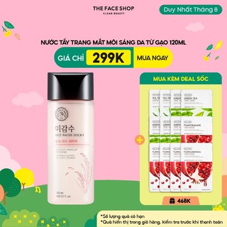Nước Tẩy Trang Mắt Môi Thefaceshop Rice Water Bright Lip & Eye 120ml