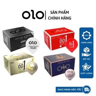  Bao cao su Olo 001 Siêu Mỏng BCS Gân Gai Bi Nhiều Gel Bôi Trơn Kéo Dài Thời Gian QH Lâu Hơn 