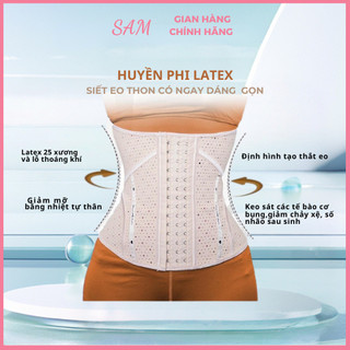 Đai latex nịt bụng siết eo giảm mỡ định hình tạo thắt eo huyền phi