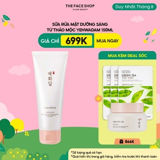 Sữa Rửa Mặt THE FACE SHOP Yehwadam Deep Moisturizing Foaming Cleanser 150ml