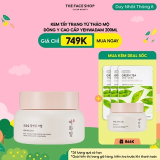 Kem Tẩy Trang TheFaceShop Yehwadam Deep Moisturizing Cleansing Cream 200ml