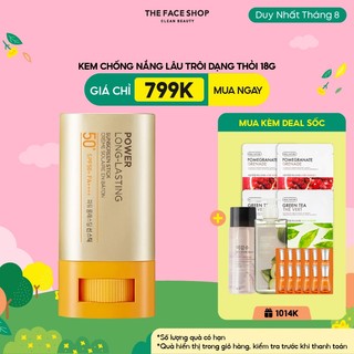 Sáp Chống Nắng TheFaceShop Power Long-Lasting Stick Spf50+ Pa++++ (18G)