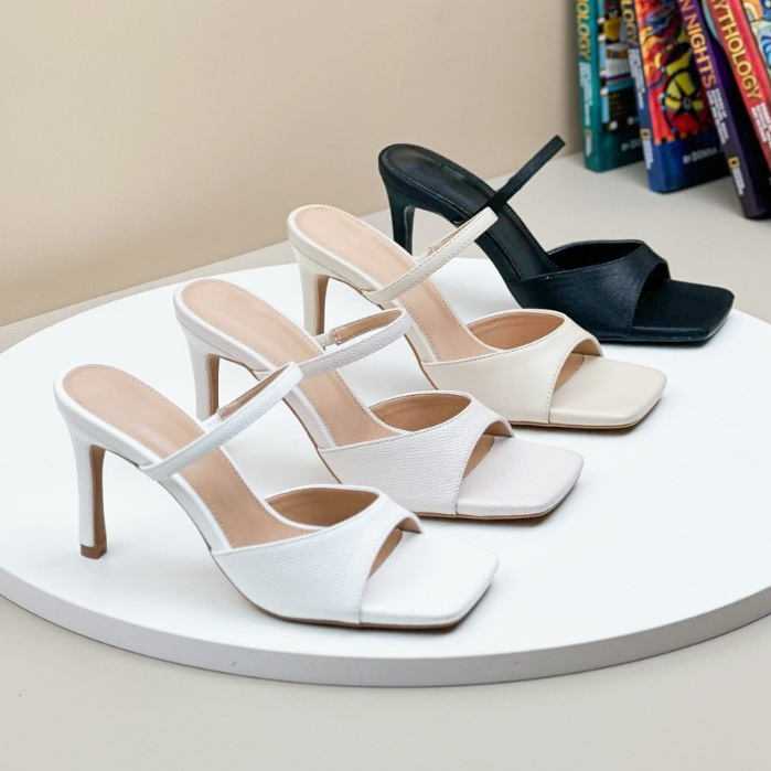 GUỐC NỮ GÓT NHỌN QUAI NGANG CAO 9CM D69