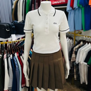 Áo polo nữ l@cos...t.e chất cotton gai
