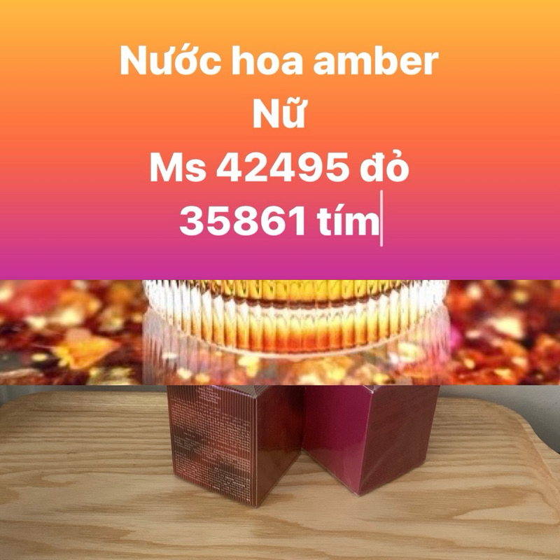 Nước hoa nữ a+m+b+e+r do tim 50ml