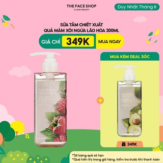 Gel Tắm Mâm Xôi Ngừa Lão Hóa THE FACE SHOP Raspberry Body Wash 300ml