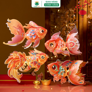 Đèn Lồng Trung Thu Cá Chép Cầm Tay Tự Làm DIY, Lồng Đèn Trang Trí Lễ Hội, Quà Tặng Handmade Mới 2025