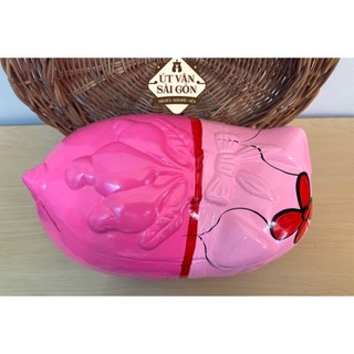 Heo đất tiết kiệm kitty size XL ( 28x18x20 )