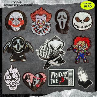 Sticker ủi áo cao cấp, miếng dán quần áo dùng làm Patch ủi, miếng vá quần áo, vá áo phao, trang trí BALO