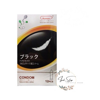 Bao cao su ROMAX siêu mỏng trơn - Hộp 12 Pcs - Nhật Bản - Ipek_Shop