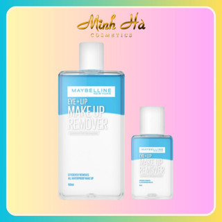 Nước tẩy trang mắt môi Maybelline 40ml 150ml sạch sâu lớp trang điểm