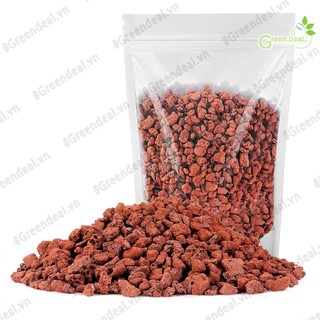 Red Lava Stone (Bao 1 kg) | Nham thạch đỏ vật liệu lọc, giá thể trải nền hồ cá và chậu cây cảnh