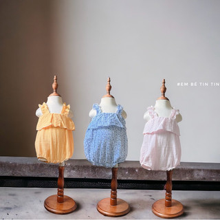 Body xô muslin thoáng mát cho bé gái