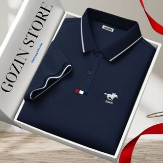 Áo polo nam GOZIN STORE basic vải cá sấu cotton interlock xuất xịn, nam tính, thanh lịch, sang trọng - JA09