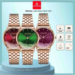 Đồng hồ nữ julius ja-1283 dây thép | julius official