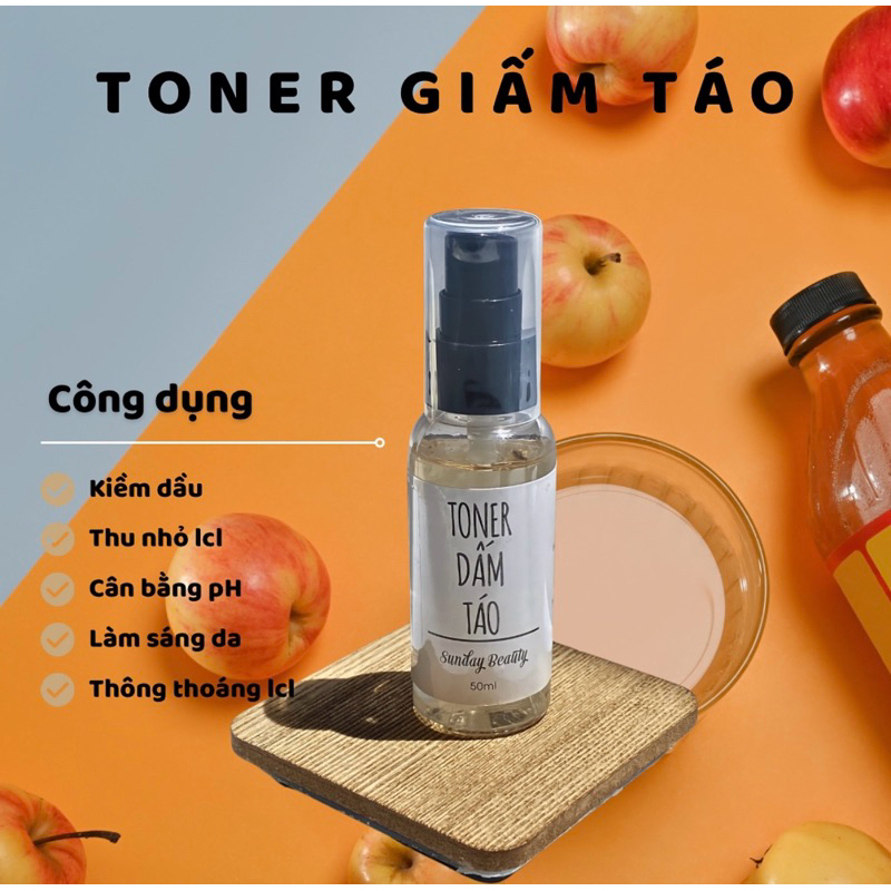 Toner dấm táo handmade