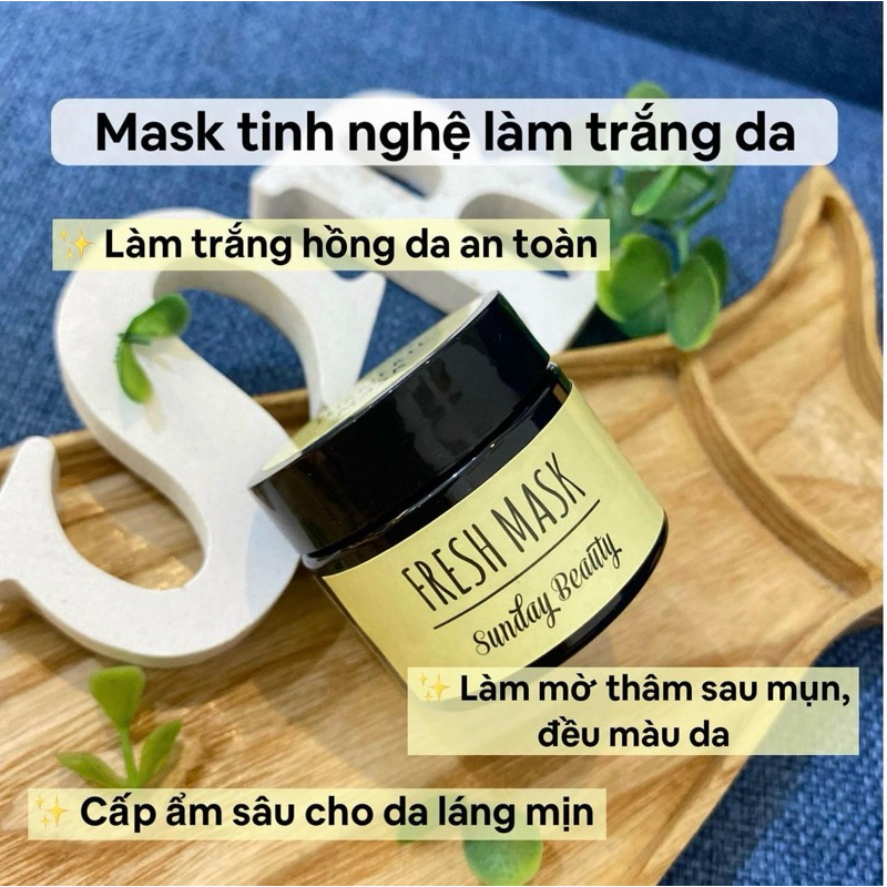 Mặt nạ tinh nghệ handmade
