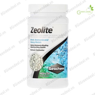 [Tem Sicavi] SEACHEM - Zeolite | Vật liệu lọc khử NH3/NH4 và kim loại nặng cho hồ cá thủy sinh