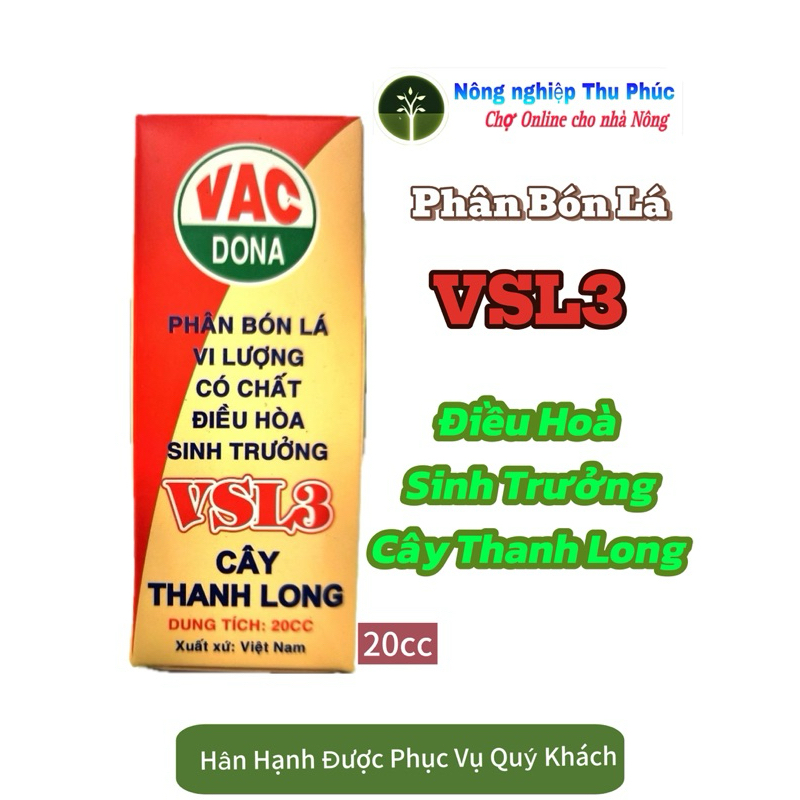 VSL 3 Phân bón lá có chất điều hòa sinh trưởng - vsl3