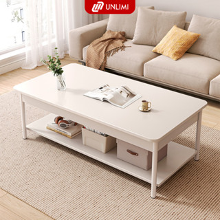 Bàn trà sofa 2 tầng phong cách minimalism thương hiệu UNLIMI - UM137