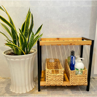 Giỏ cói lục bình mini để bàn làm việc, khay đựng đồ trang điểm,hộp mỹ phẩm và trang sức,giỏ mây tre đựng đồ đa năng