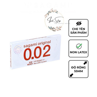 Bao cao su SAGAMI Original 002 cực siêu mỏng trơn 0,02mm - Hộp 2 Pcs - Nhật Bản - Ipek_Shop