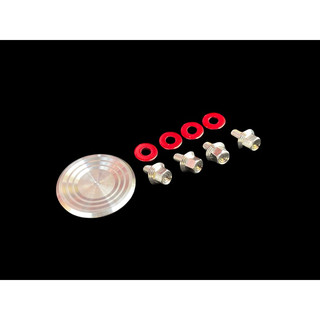 Combo Cate cho Wave Fuled Nút chụp cate inox + 4 ốc cate inox + 4 lông đền đỏ