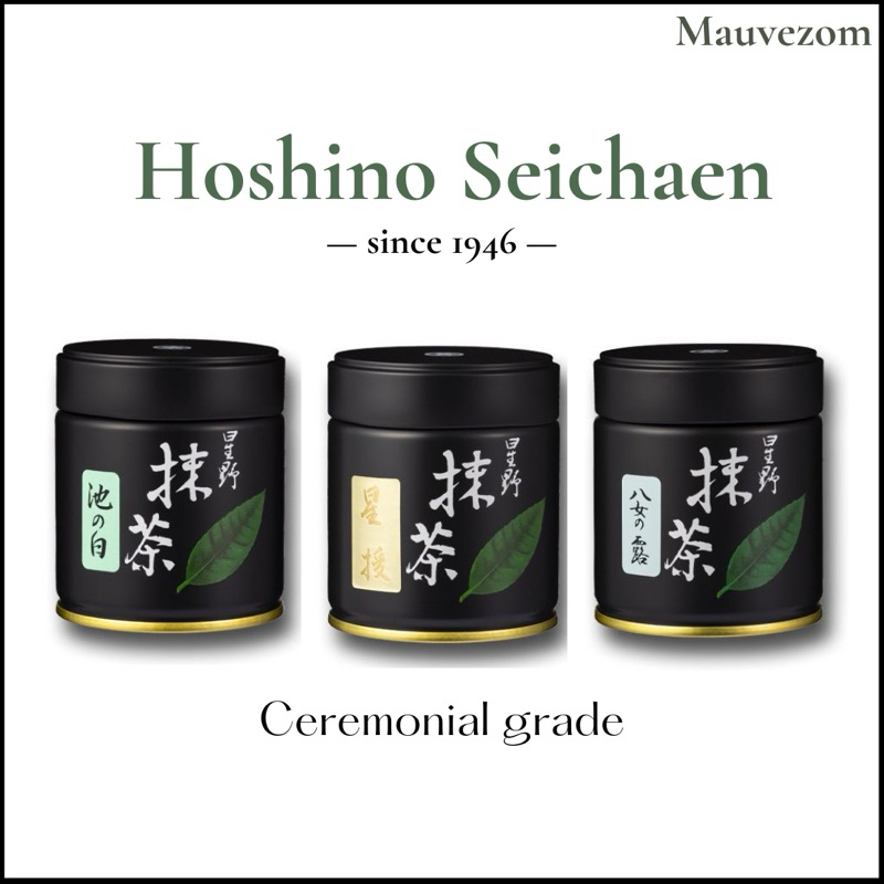 Matcha hãng Hoshino Seichaen - Trà xanh Nhật Bản (Yame no Hana, Yame no Tsuyu, Hoshi no Tsuyu, Seiho,...)