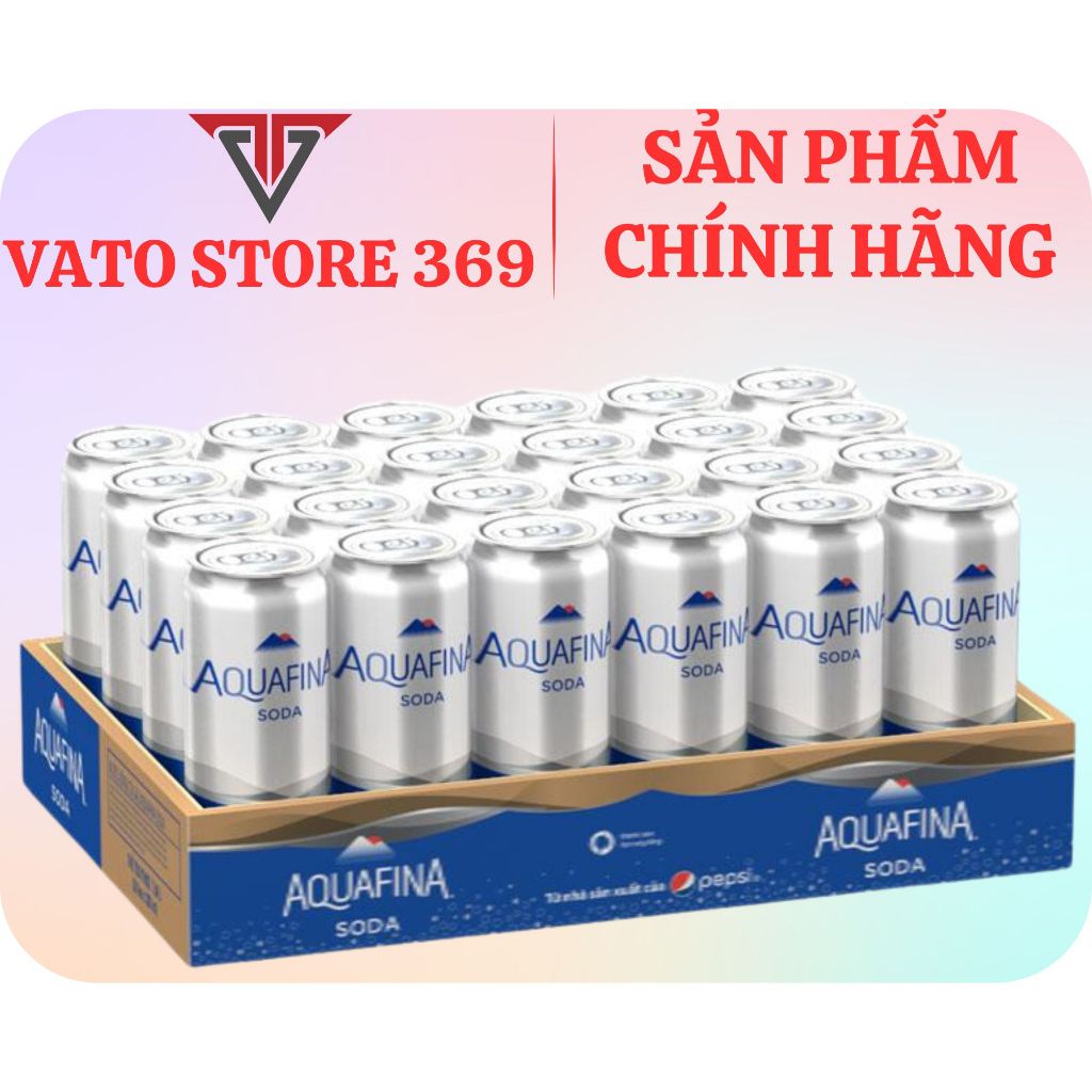 Nước uống có gaz AQUAFINA soda lon 320ml