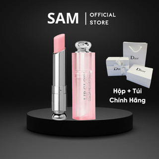 Son dưỡng môi dior addict lip glow 001 pink và 004 coral