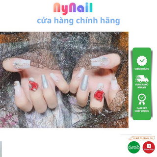 Hoa Bột Nail “ sét 10 bông Hoa Mẫu đơn”
