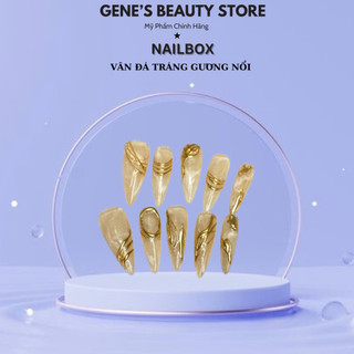 Bộ nailbox vân đá tráng gương nổi - sp000079