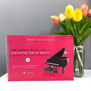 Sách - Méthode Rose - Phương Pháp Hồng 1 - Năm Thứ Nhất Với Đàn Piano
