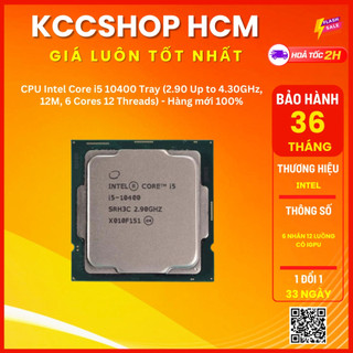 Bộ vi xử lí cpu intel core i3-10105 , i3 10105f tray 4 nhân 8 luồng - hàng mới bảo hành 36 tháng